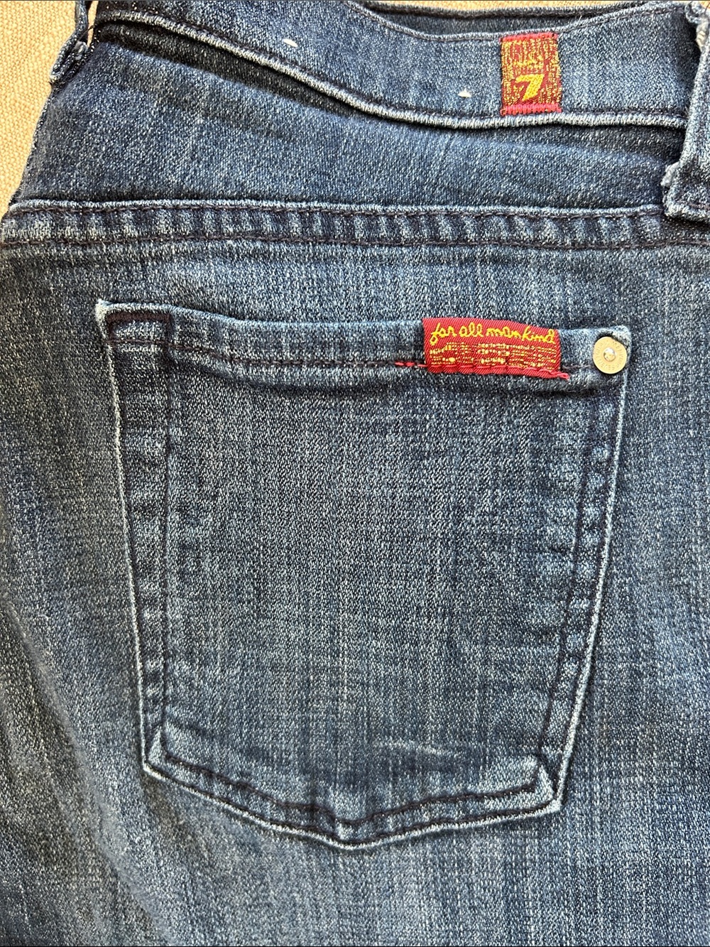 Seven For All Mankind 7Fam The Ankle Skinny Jeans Size 28 - Picture 10 of 10